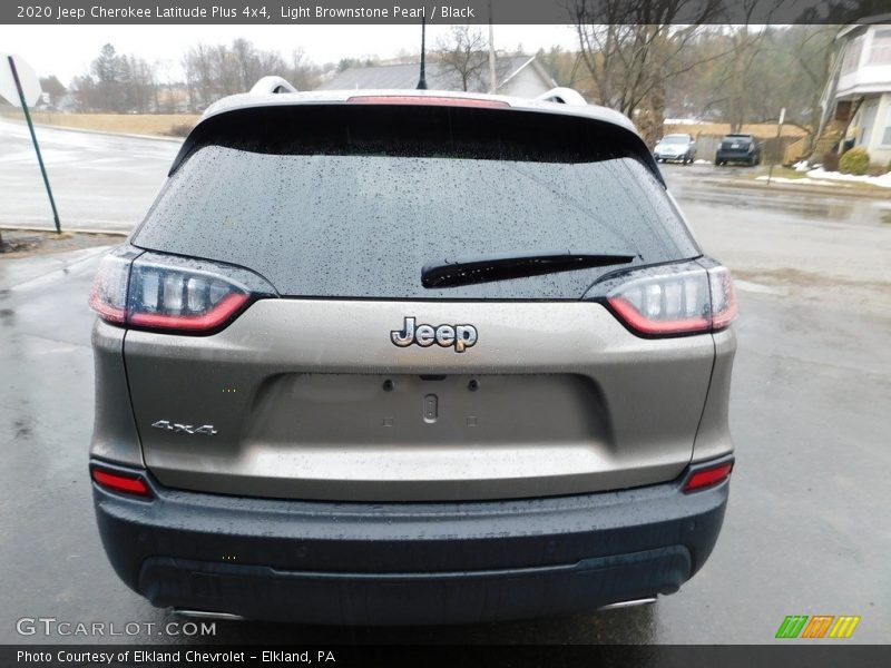 Light Brownstone Pearl / Black 2020 Jeep Cherokee Latitude Plus 4x4
