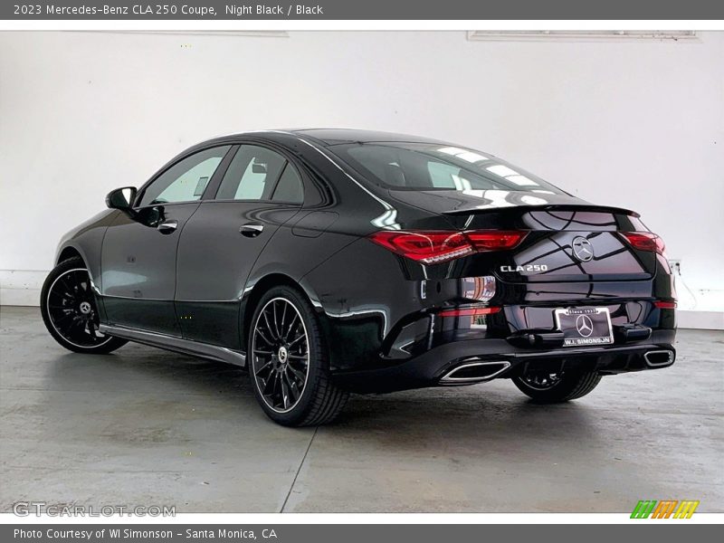 Night Black / Black 2023 Mercedes-Benz CLA 250 Coupe