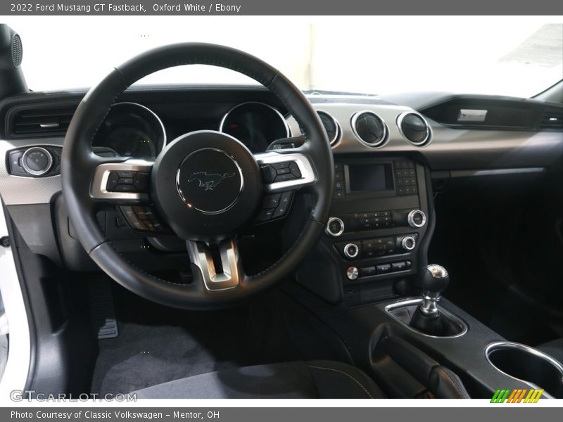 Oxford White / Ebony 2022 Ford Mustang GT Fastback