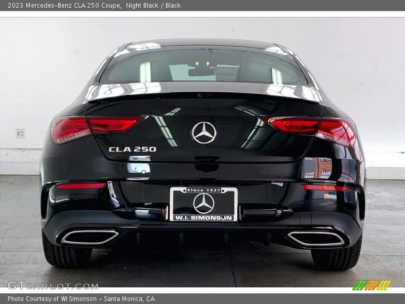 Night Black / Black 2023 Mercedes-Benz CLA 250 Coupe