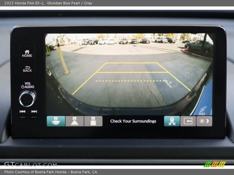 Obsidian Blue Pearl / Gray 2023 Honda Pilot EX-L