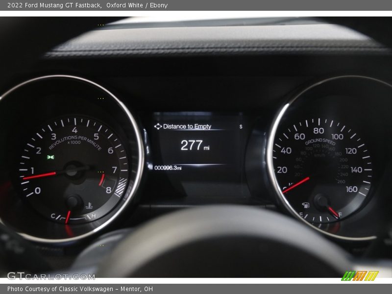  2022 Mustang GT Fastback GT Fastback Gauges