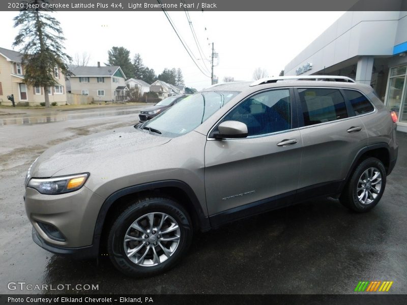 Light Brownstone Pearl / Black 2020 Jeep Cherokee Latitude Plus 4x4