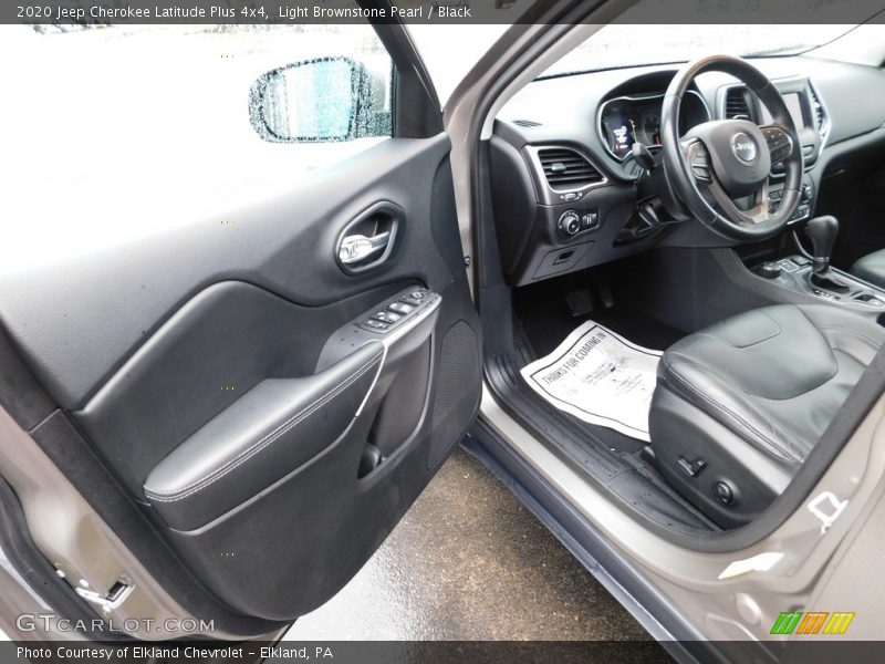Light Brownstone Pearl / Black 2020 Jeep Cherokee Latitude Plus 4x4