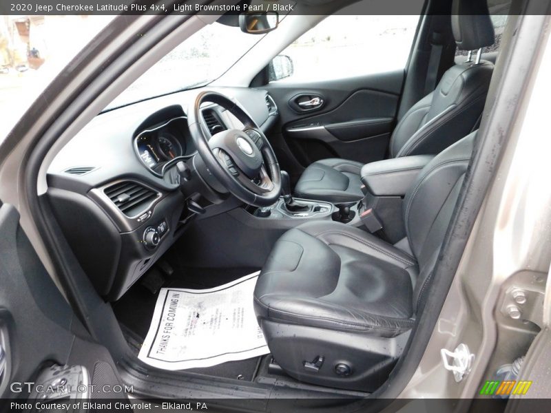 Light Brownstone Pearl / Black 2020 Jeep Cherokee Latitude Plus 4x4