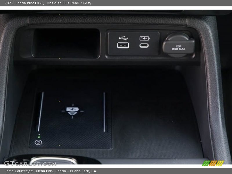 Obsidian Blue Pearl / Gray 2023 Honda Pilot EX-L