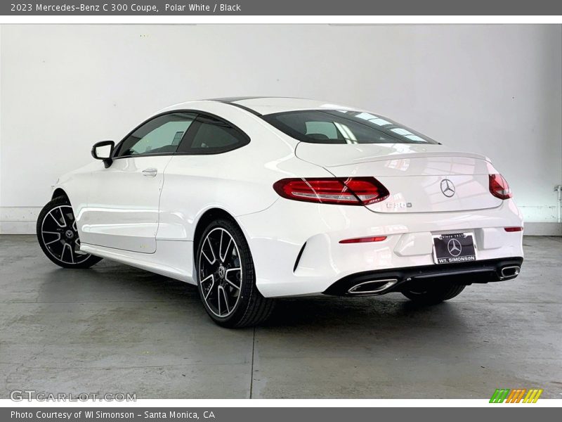 Polar White / Black 2023 Mercedes-Benz C 300 Coupe