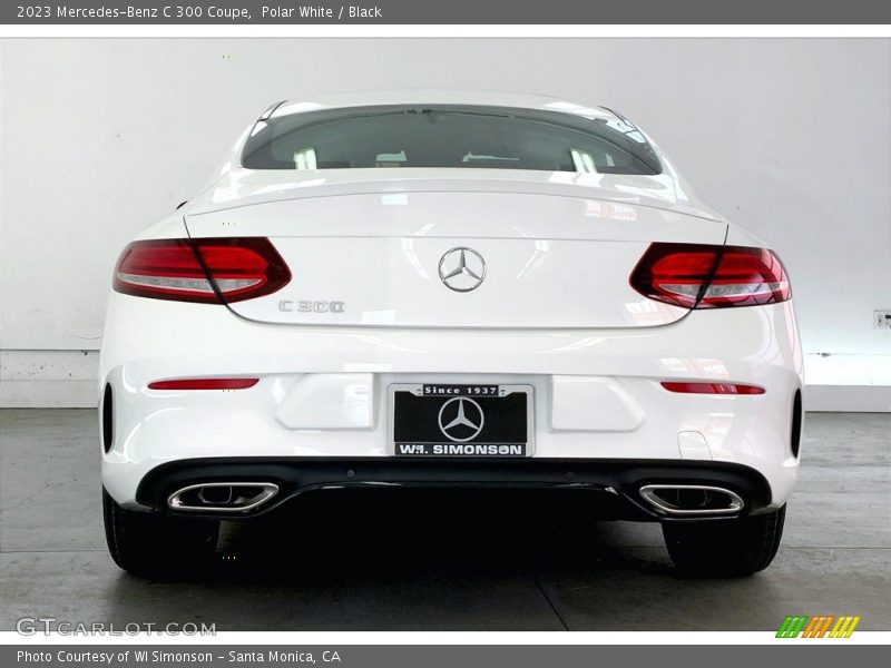 Polar White / Black 2023 Mercedes-Benz C 300 Coupe