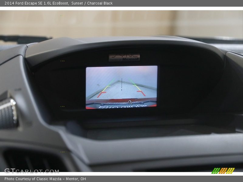 Sunset / Charcoal Black 2014 Ford Escape SE 1.6L EcoBoost