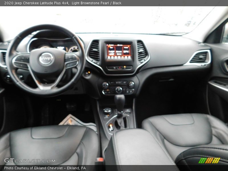 Light Brownstone Pearl / Black 2020 Jeep Cherokee Latitude Plus 4x4