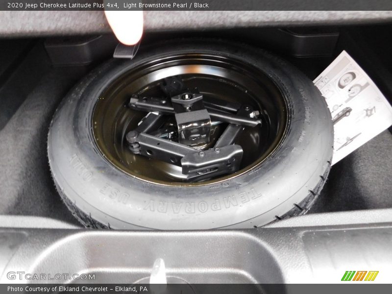 Light Brownstone Pearl / Black 2020 Jeep Cherokee Latitude Plus 4x4
