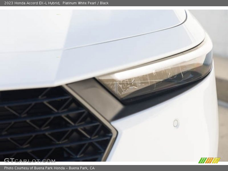 Platinum White Pearl / Black 2023 Honda Accord EX-L Hybrid