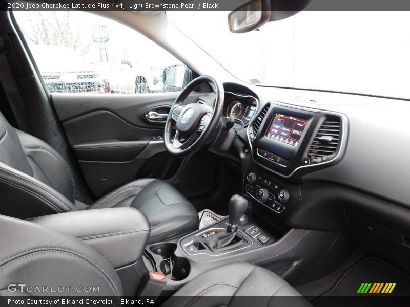 Light Brownstone Pearl / Black 2020 Jeep Cherokee Latitude Plus 4x4