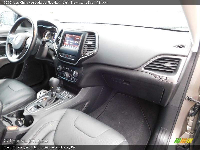 Light Brownstone Pearl / Black 2020 Jeep Cherokee Latitude Plus 4x4