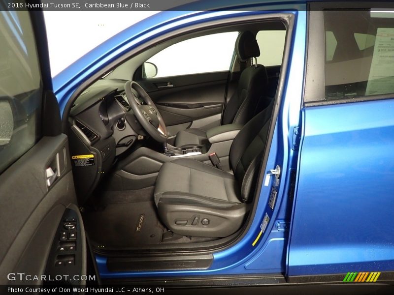 Caribbean Blue / Black 2016 Hyundai Tucson SE