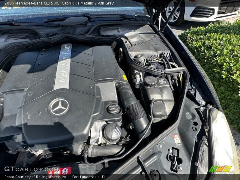 Capri Blue Metallic / Ash Grey 2006 Mercedes-Benz CLS 500