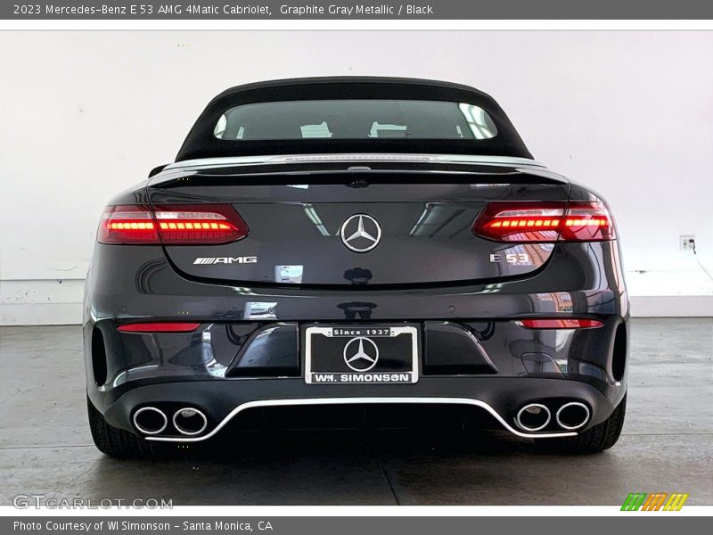 Graphite Gray Metallic / Black 2023 Mercedes-Benz E 53 AMG 4Matic Cabriolet