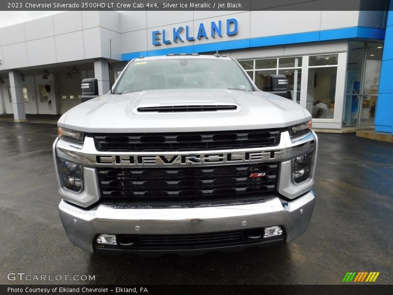 Silver Ice Metallic / Jet Black 2023 Chevrolet Silverado 3500HD LT Crew Cab 4x4