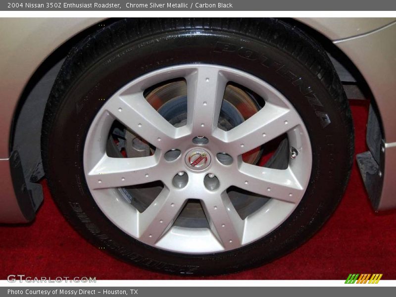 Chrome Silver Metallic / Carbon Black 2004 Nissan 350Z Enthusiast Roadster