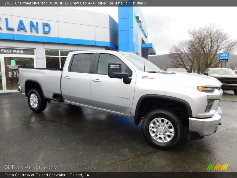Silver Ice Metallic / Jet Black 2023 Chevrolet Silverado 3500HD LT Crew Cab 4x4