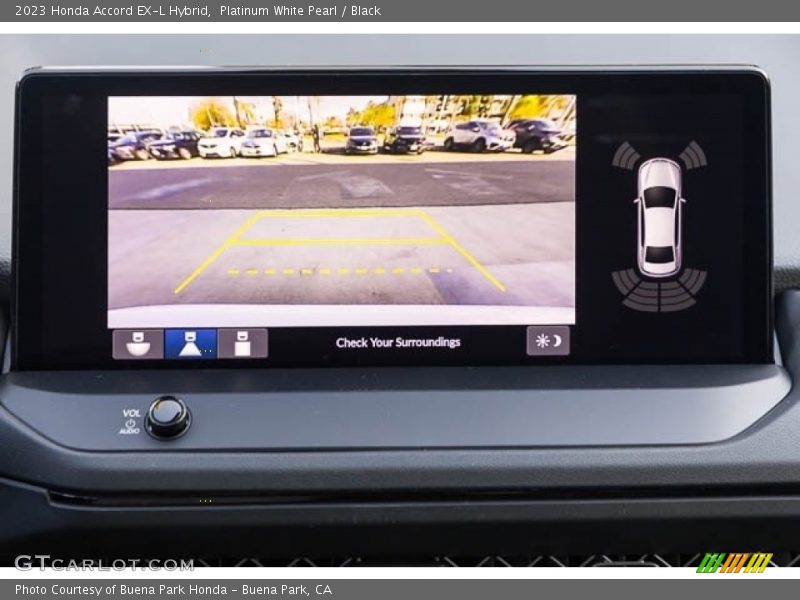 Platinum White Pearl / Black 2023 Honda Accord EX-L Hybrid