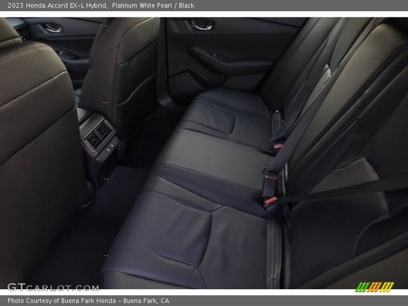 Rear Seat of 2023 Accord EX-L Hybrid