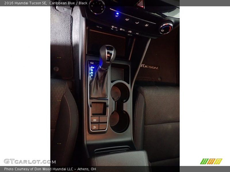 Caribbean Blue / Black 2016 Hyundai Tucson SE