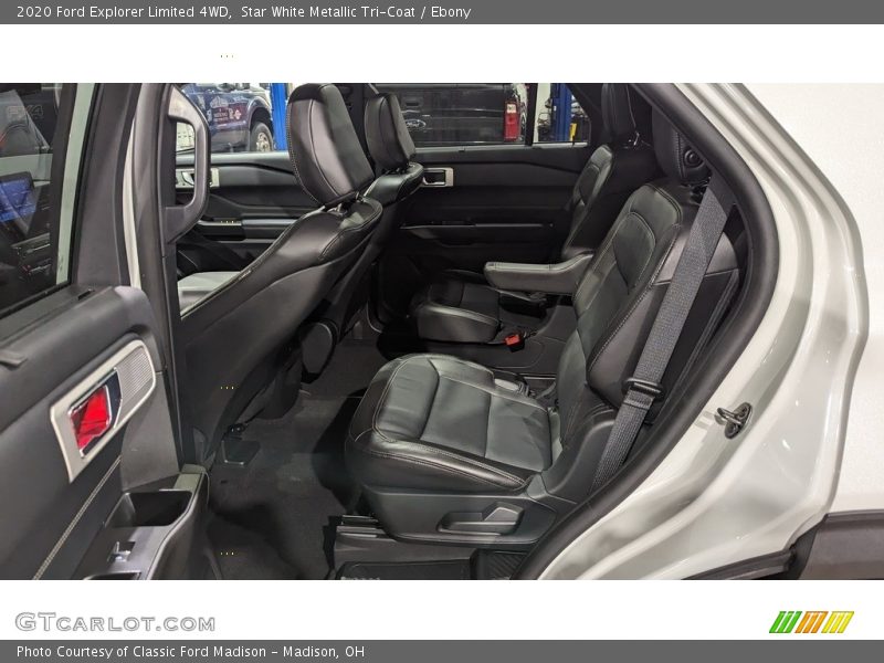 Star White Metallic Tri-Coat / Ebony 2020 Ford Explorer Limited 4WD