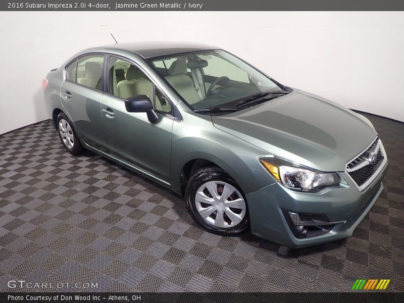 Jasmine Green Metallic / Ivory 2016 Subaru Impreza 2.0i 4-door