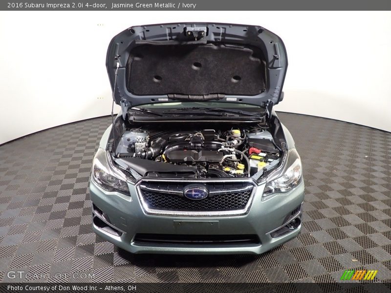Jasmine Green Metallic / Ivory 2016 Subaru Impreza 2.0i 4-door