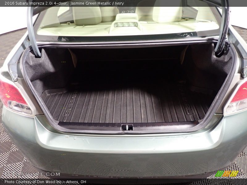 Jasmine Green Metallic / Ivory 2016 Subaru Impreza 2.0i 4-door