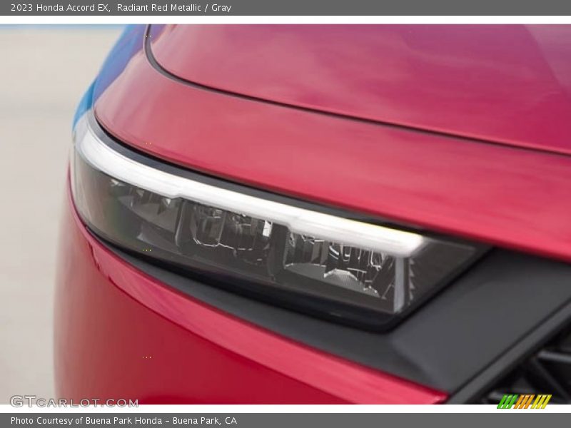 Radiant Red Metallic / Gray 2023 Honda Accord EX