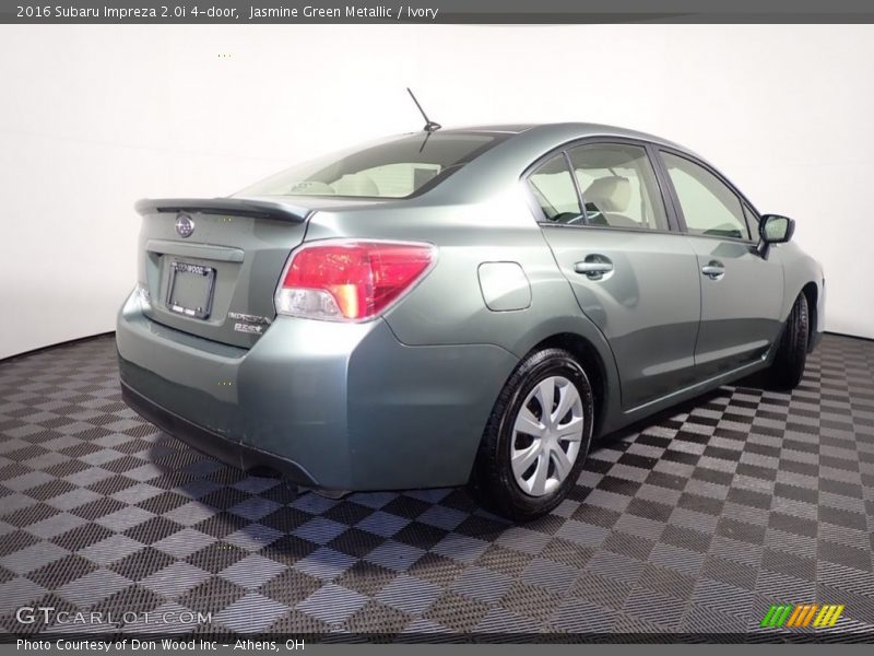 Jasmine Green Metallic / Ivory 2016 Subaru Impreza 2.0i 4-door