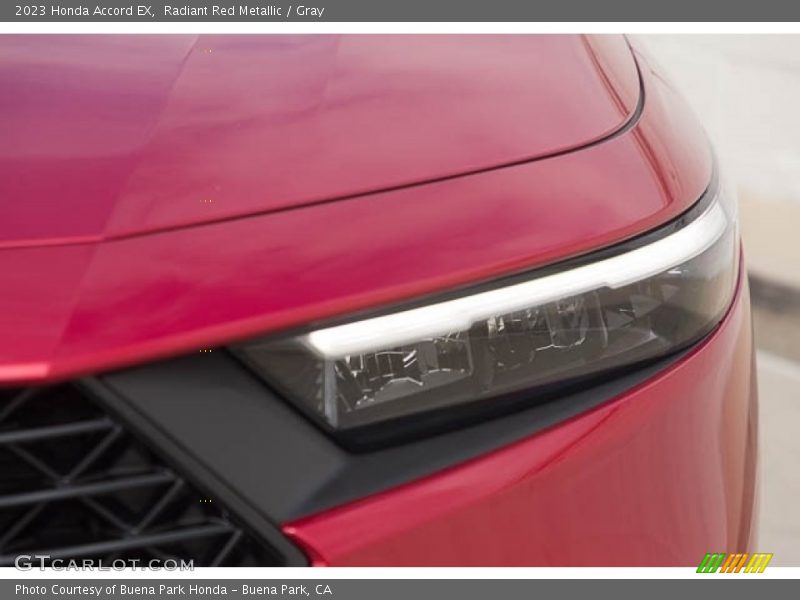 Radiant Red Metallic / Gray 2023 Honda Accord EX