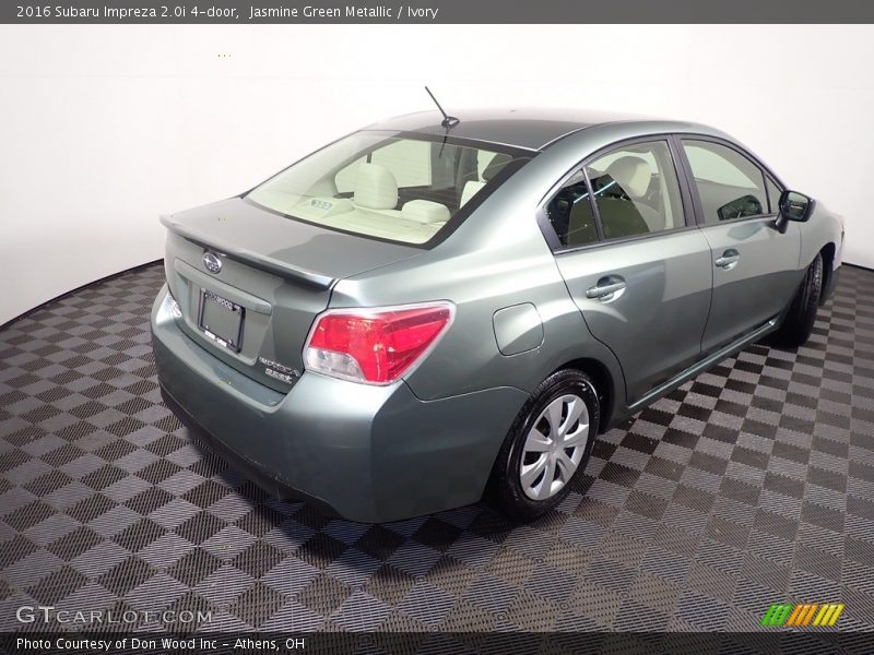 Jasmine Green Metallic / Ivory 2016 Subaru Impreza 2.0i 4-door