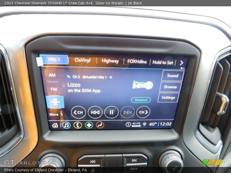 Silver Ice Metallic / Jet Black 2023 Chevrolet Silverado 3500HD LT Crew Cab 4x4