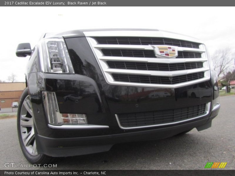 Black Raven / Jet Black 2017 Cadillac Escalade ESV Luxury