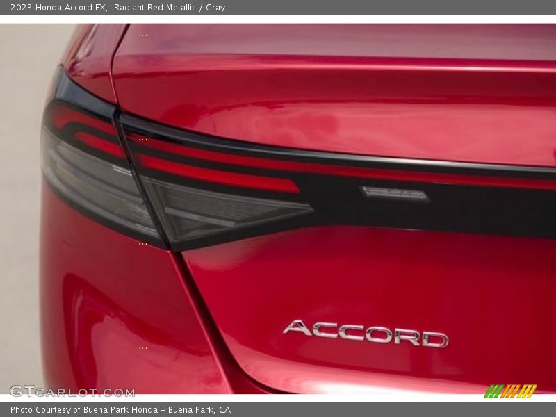 Radiant Red Metallic / Gray 2023 Honda Accord EX