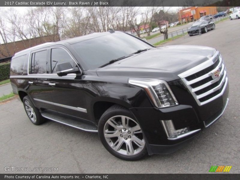 Front 3/4 View of 2017 Escalade ESV Luxury