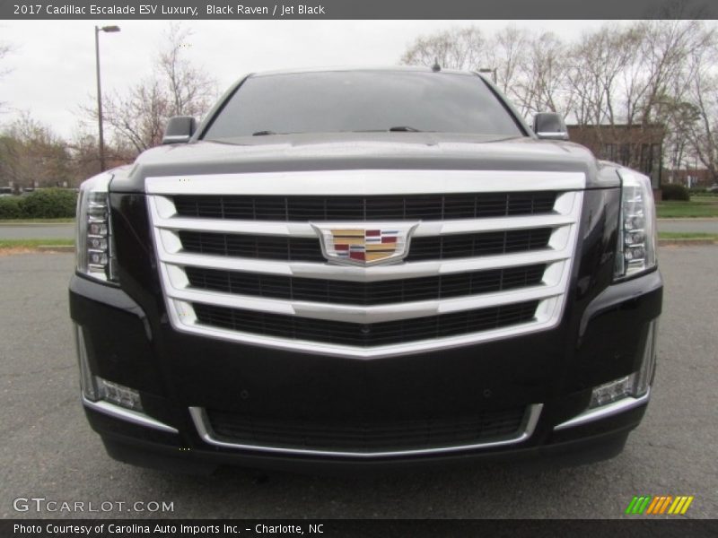 Black Raven / Jet Black 2017 Cadillac Escalade ESV Luxury