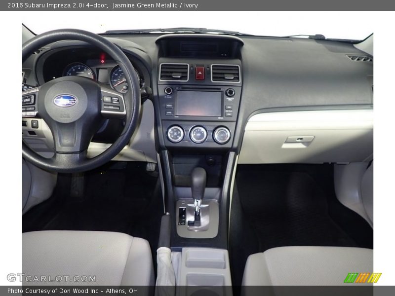 Jasmine Green Metallic / Ivory 2016 Subaru Impreza 2.0i 4-door