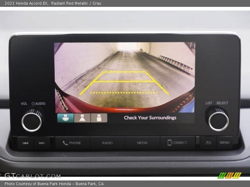 Radiant Red Metallic / Gray 2023 Honda Accord EX