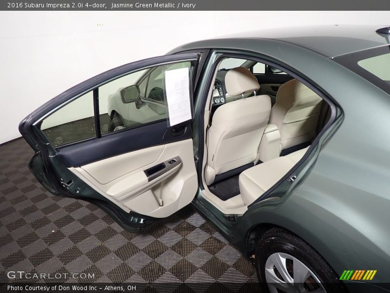 Jasmine Green Metallic / Ivory 2016 Subaru Impreza 2.0i 4-door