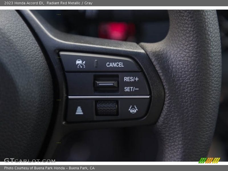 Radiant Red Metallic / Gray 2023 Honda Accord EX