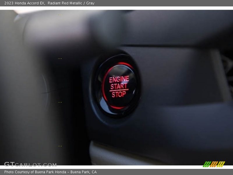 Radiant Red Metallic / Gray 2023 Honda Accord EX