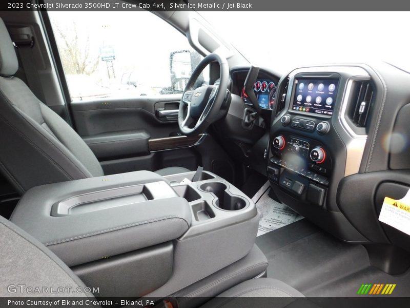 Silver Ice Metallic / Jet Black 2023 Chevrolet Silverado 3500HD LT Crew Cab 4x4