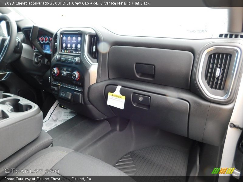 Silver Ice Metallic / Jet Black 2023 Chevrolet Silverado 3500HD LT Crew Cab 4x4