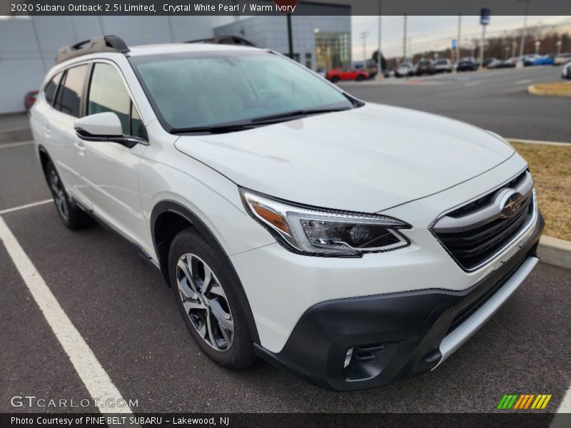 Crystal White Pearl / Warm Ivory 2020 Subaru Outback 2.5i Limited