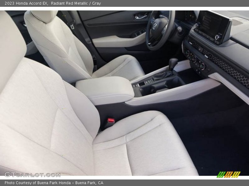 Radiant Red Metallic / Gray 2023 Honda Accord EX