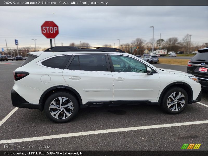 Crystal White Pearl / Warm Ivory 2020 Subaru Outback 2.5i Limited